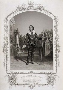 Sr. W. Davidge como Malvolio, Acto III Escena 4 de 
