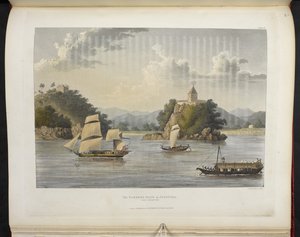 La roca del farsante en Janguira cerca de Sultanganj de Charles Rammus Forrest