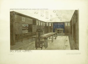 Comedor, c.1901 de Charles Rennie (after) Mackintosh