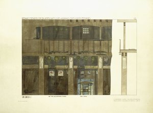 Vestíbulo de Entrada, c.1901 de Charles Rennie (after) Mackintosh