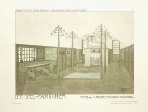 Guardería, c.1901 de Charles Rennie (after) Mackintosh