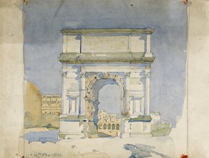 Arco de Tito, Roma, 1891