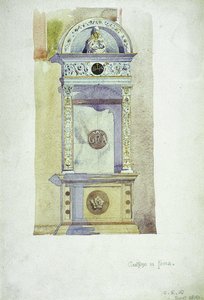 Certosa di Pavia, Memorial, 1891 de Charles Rennie Mackintosh