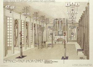 Diseño para una Sala de Música, c.1901