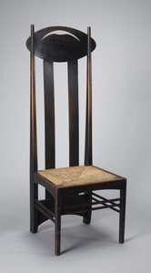 Silla de respaldo alto de Charles Rennie Mackintosh