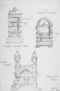 Notas desde Roma, 1891 de Charles Rennie Mackintosh