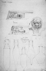 Pompeya Museo, 1890 [1891] de Charles Rennie Mackintosh