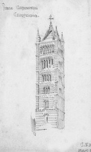 Campanario de la Catedral de Siena, 1891