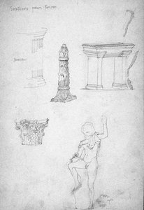 Bocetos de Pompeya, 1891 de Charles Rennie Mackintosh