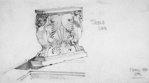 Pata de mesa, 1891 de Charles Rennie Mackintosh