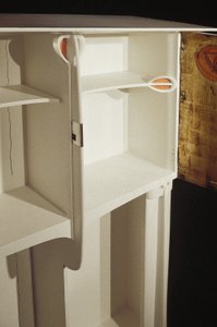 Gabinete blanco diseñado para la Sra. Rowat, 1902
