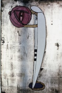 Gabinete blanco diseñado para la Sra. Rowat, 1902 de Charles Rennie Mackintosh