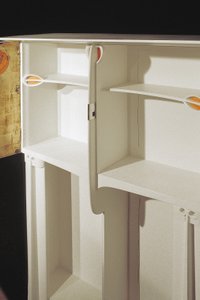 Gabinete blanco diseñado para la Sra. Rowat, 1902