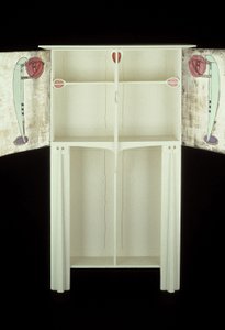 Gabinete blanco diseñado para la Sra. Rowat, 1902