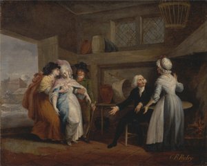 El vicario de Wakefield, Vol. II, Cap. III - El regreso de Olivia de Charles Reuben Ryley