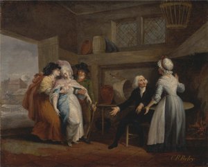 El Vicario de Wakefield, Vol. II, Cap. III: El regreso de Olivia de Charles Reuben Ryley