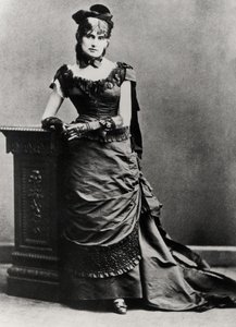Berthe Morisot (1841-95) (foto en blanco y negro) de Charles Reutlinger