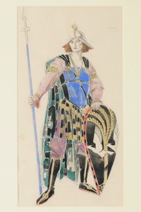 Diseño de vestuario para Tristán de Charles Ricketts