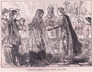 Matrimonio de Enrique I y Matilde en 1102