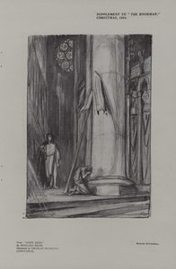 Escena en la Catedral de Reims de Santa Juana