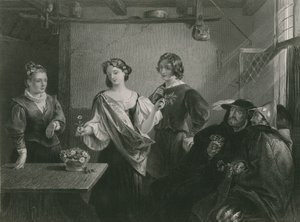 Florizel y Perdita, Cuento de invierno de Charles Robert Leslie