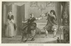 Monsieur Jourdain y Nicole de Charles Robert Leslie