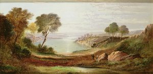 Mañana, castillo de Chepstow, Monmouthshire de Charles Robert Leslie