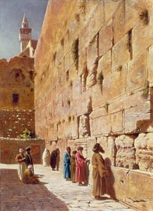 En el Muro de las Lamentaciones, 1873