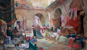 Bazar de alfombras, El Cairo