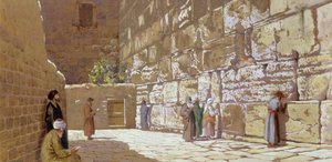 El Muro de los Lamentos, en Jerusalén, 1872