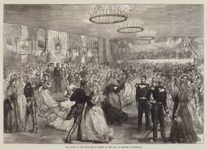 Baile dado por los islandeses en honor del rey de Dinamarca en Reikiavik de Sir John Charles Robinson