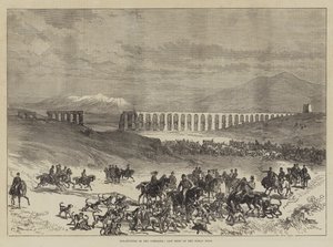 Caza de zorros en la Campagna, última reunión de la caza romana de Sir John Charles Robinson