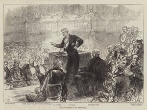 El Sr. H M Stanley en el Salón de St James de Sir John Charles Robinson