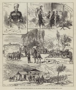 La guerra, bocetos de Erzeroum de Sir John Charles Robinson