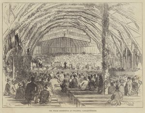 El Eisteddfod galés en Pwllheli, Carnarvonshire