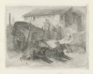 el carrito de perros de Charles Rochussen