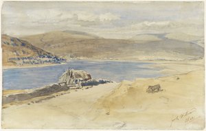 Vista de Loch Linnhe cerca de Fort William, Escocia de Charles Rochussen