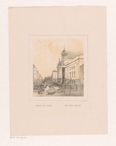 Vista del ayuntamiento de Róterdam L