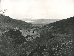 Lago Utah desde Circle Point, Salt Lake City, EE.UU., 1895