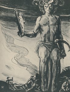 Póster para The Dynasts de Thomas Hardy, 1919 de Charles S Ricketts
