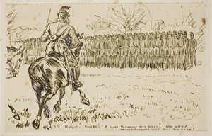 Una Inspección Militar de Charles Samuel Keene