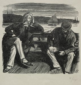 Lady Nelly - la coqueta de Charles Samuel Keene