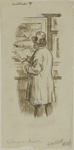 Hombre en exposición