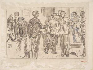 La lágrima del soldado - Vieja canción, ca. 1879 de Charles Samuel Keene