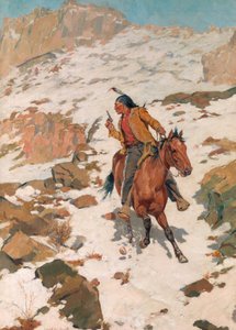 En caliente persecución, después de 1900 de Charles Schreyvogel