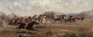 Sioux Atacando una Diligencia, 1909