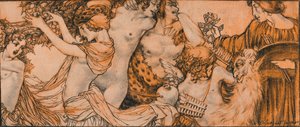 Una ilustración del Rubaiyat de Omar Khayyam, principios del siglo XX 1914-1915
