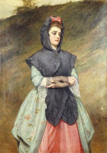 Saliendo de la iglesia, 1884 de Charles Sillem Lidderdale