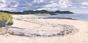 Arroyo de la playa, Sanna, 2017 (óleo sobre lienzo)