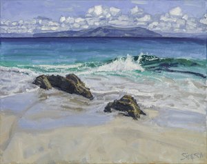 Breaking Wave, 2016 (óleo sobre lienzo)